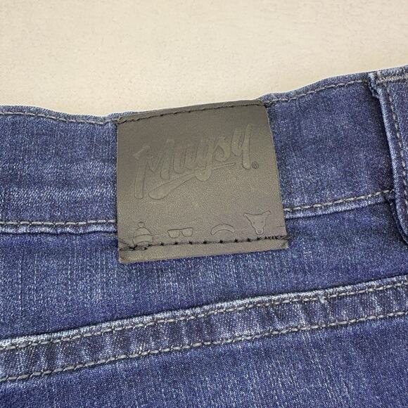 Mugsy PMT Clutch Jeans Medium Wash Straight Leg Size 40x30 FLX3BSNFU - Picture 11 of 14